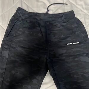 Alphalete Black Camo Sweatpants